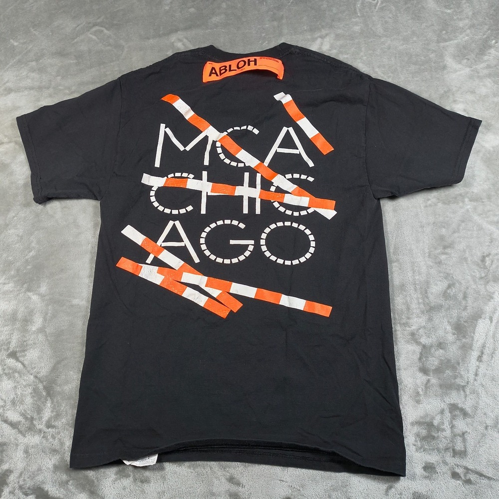 Virgil Abloh MCA Museum Shirt Men Medium Champion Figures Of Speech Chicago RARE